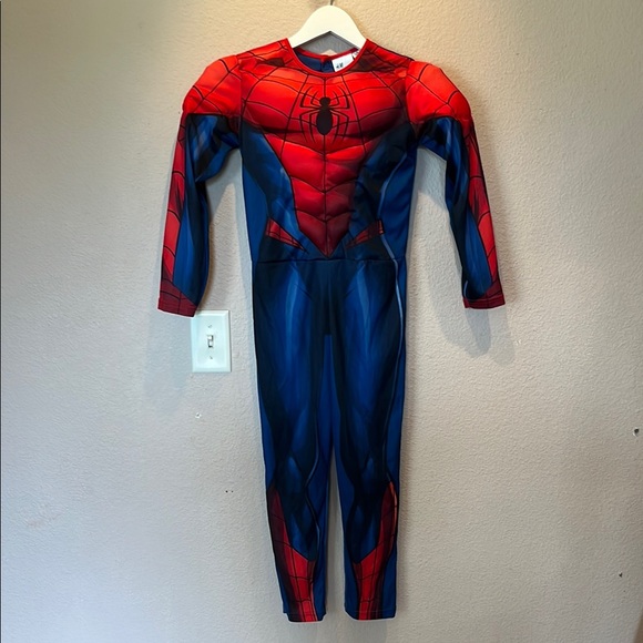 Marvel Spiderman Padded Muscle Costume Halloween Superhero Size 6X 7 - Picture 2 of 14